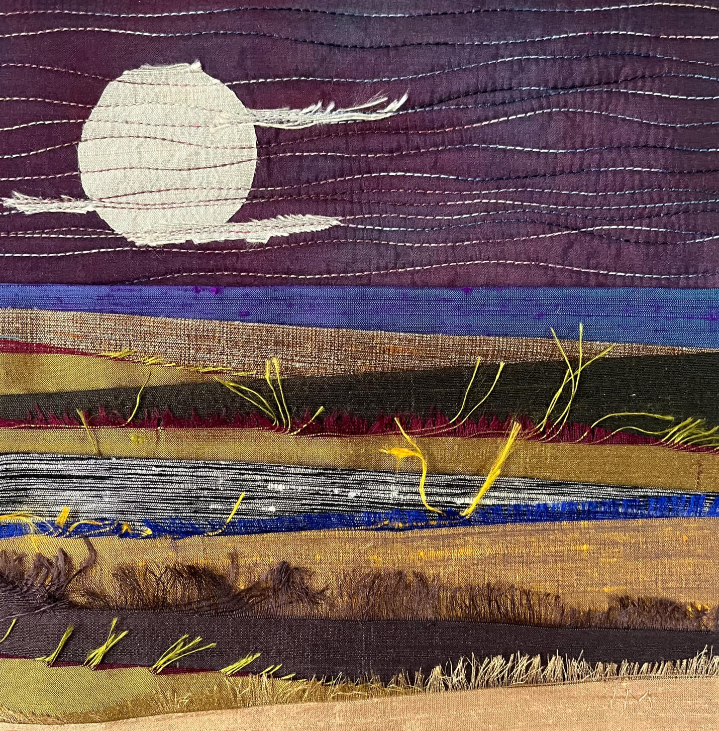 NIGHTSCAPE. 8 x 8&quot; Sold at DVSA Art Auction, 2024