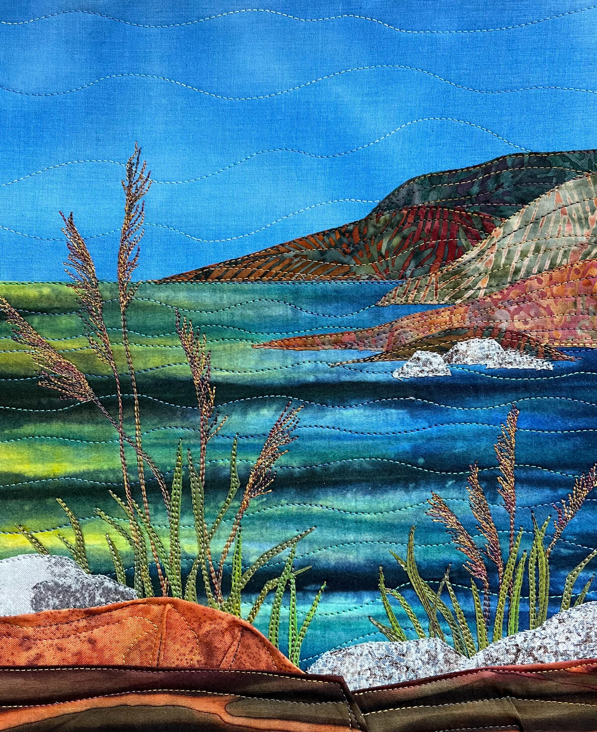 Bright September Day 8.5 x 11.5" before framing. SOLD