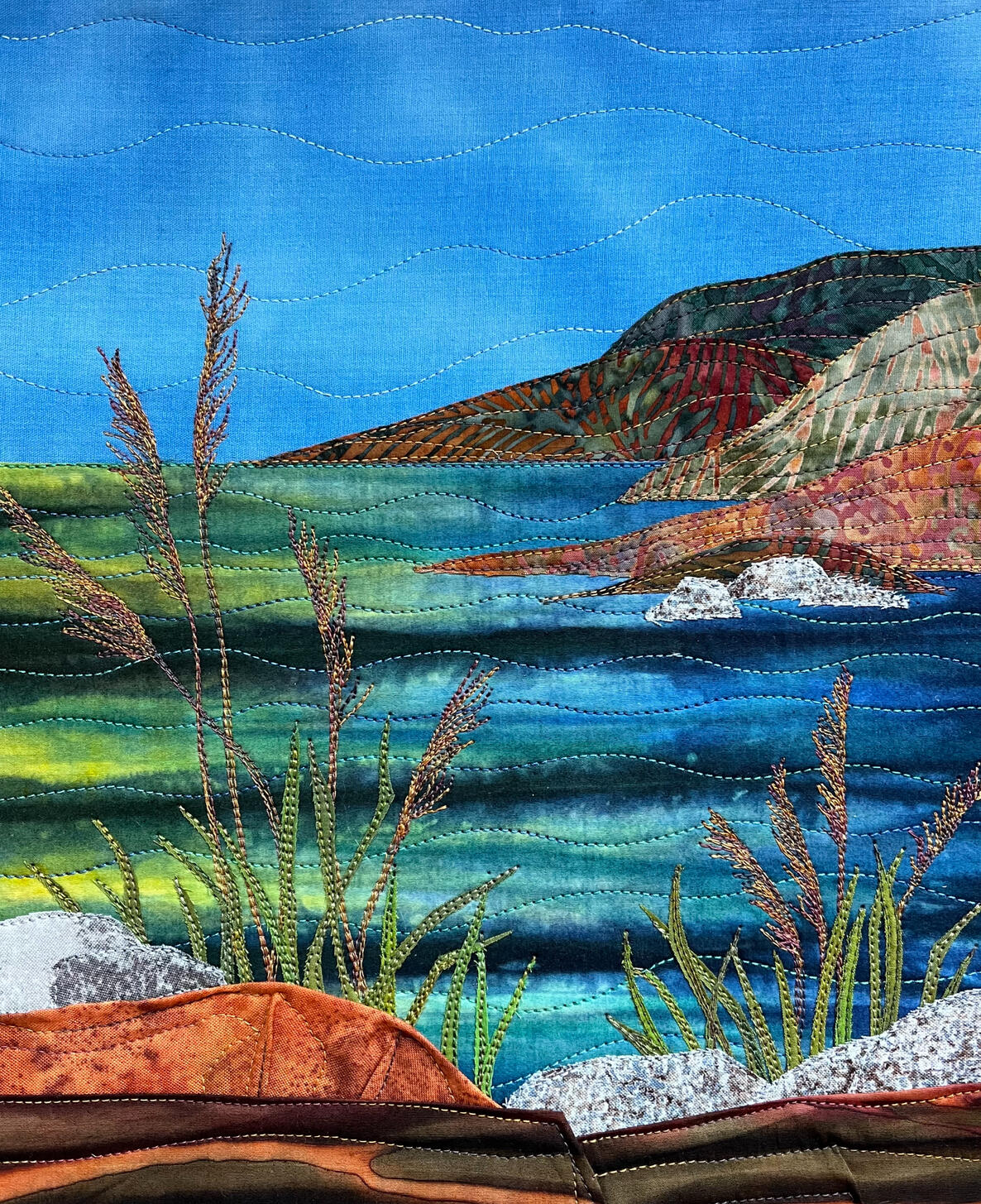 Bright September Day 8.5 x 11.5" before framing. SOLD