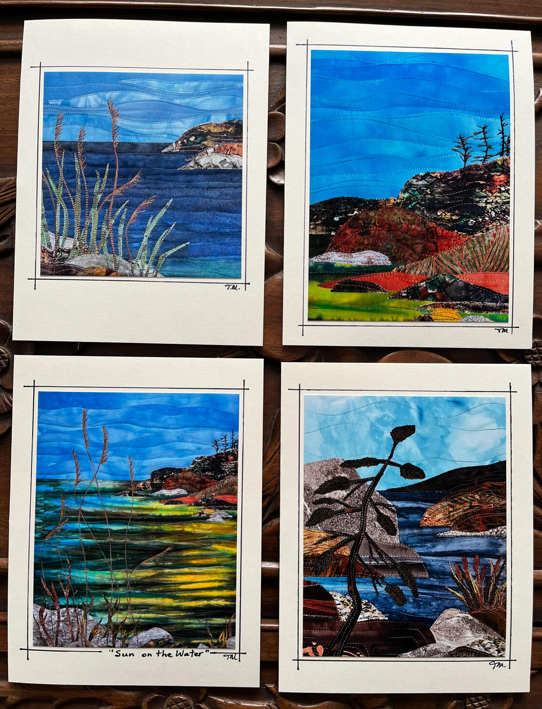 5 x 7" Greeting cards, photos of original work. $6.00 ea. ONLINE, includes shipping on orders of 10 or more. Please contact me below