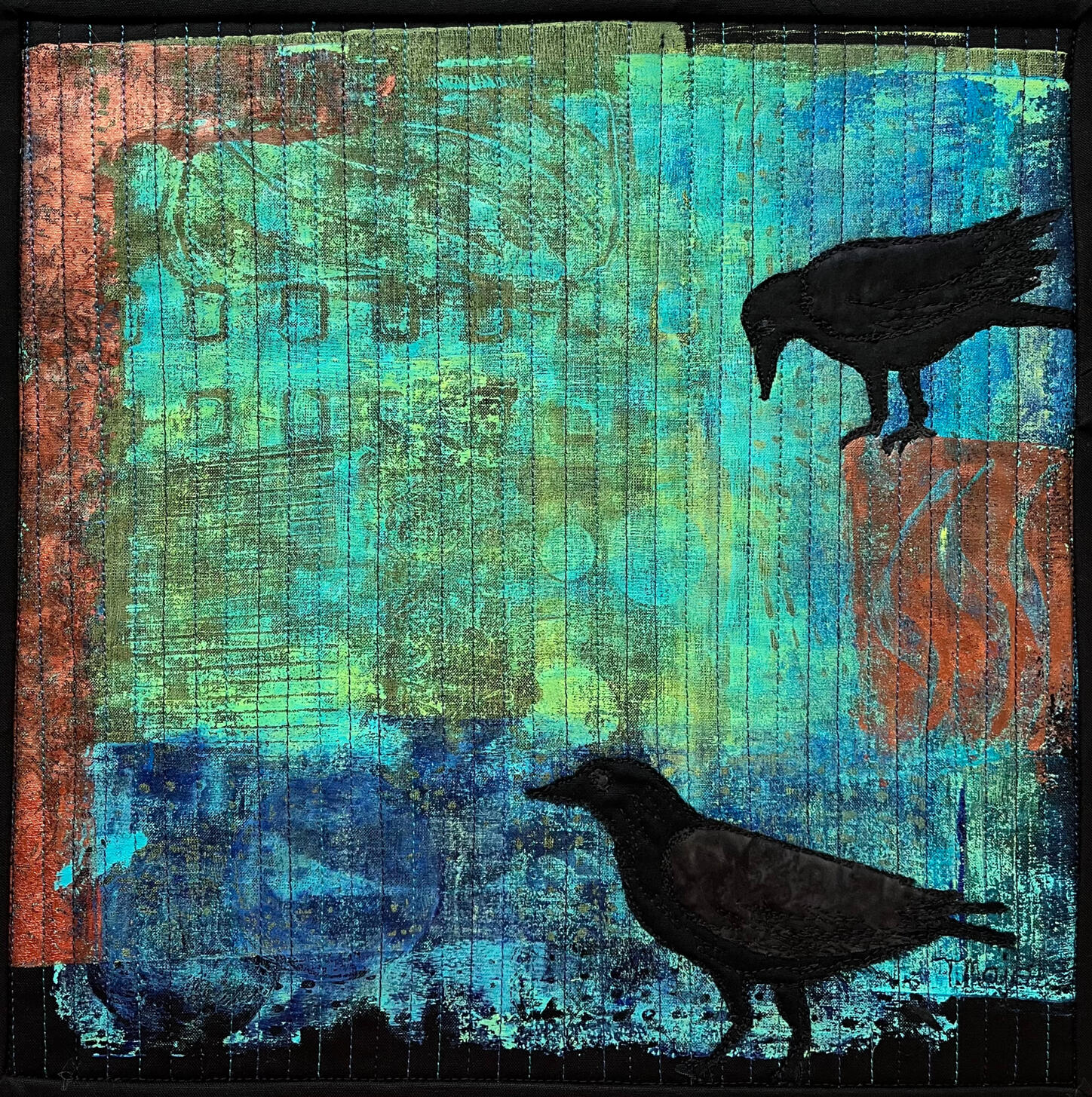 Hey You! PRINT on cotton. Available at Textures Craftworks, 236 Locke St. S., Hamilton ON