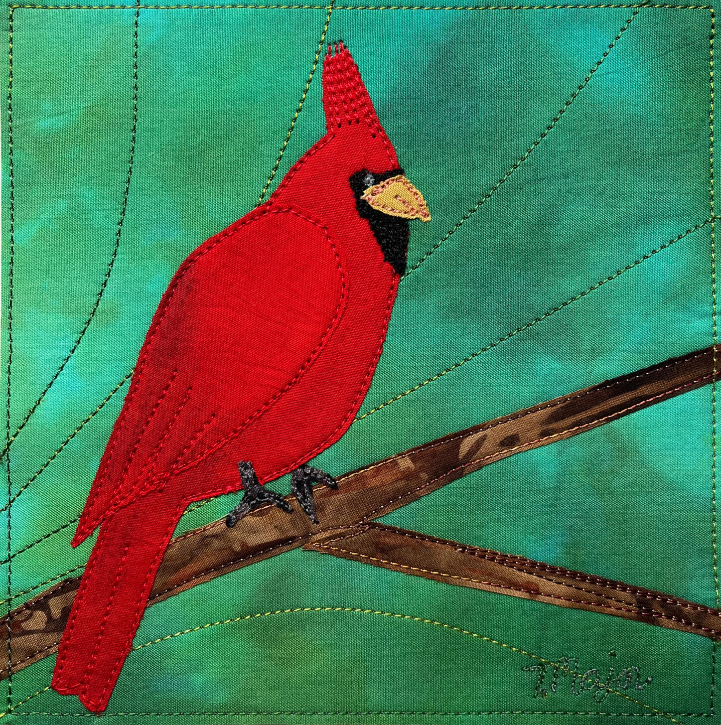 Royalty. 6 x 6&#39; mounted on stretched canvas.